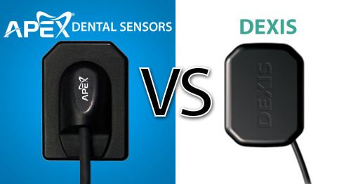 DEXIS sensor pictured in the published comparison