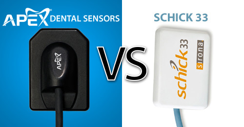 Schick 33 sensor pictured in the published comparison